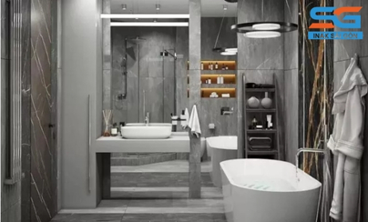 Xu hướng thiết kế phòng tắm hiện đại với thiết bị vệ sinh