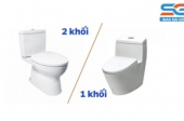 So sánh bồn cầu 1 khối và 2 khối – Đâu là lựa chọn tốt hơn ?